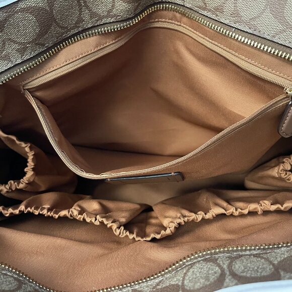 Coach C4071 Baby Bag in Signature Canvas / Gold Trim